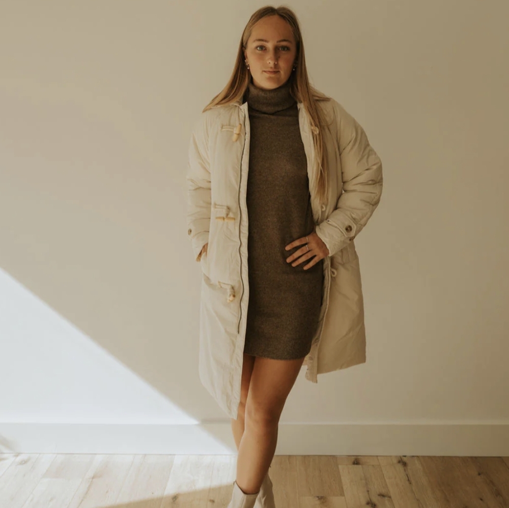 NWT RD Style Duffle Coat / Parka in Colour Silk Size Large